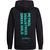Petrol Industries Sweatshirt 'Mendocino' turquoise / zwart
