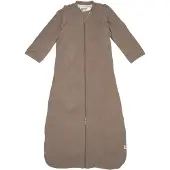 Lodger Hopper - Baby Slaapzak Winter met afritsbare mouwen - 80cm - 3.3 TOG - Autostoel - Bruin - Winterslaapzak