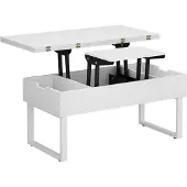 Vicco Lifty Salontafel – 100 x 50 cm met liftfunctie Wit