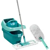 Profi Vloerwisser XL 42 cm met Gratis Super Duster & Static Stofdoek Pakket