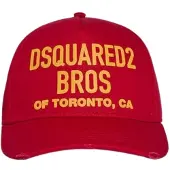 Dsquared2 Bros Of Toronto Basebalkap (Rood)