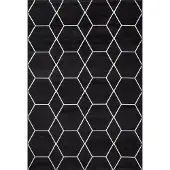 Muratap Trellis uni effen laagpolig vloerkleed modern 160x230 cm