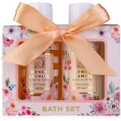 Accentra - douche cadeau set - honing - jasmijn - bathset - wellness cadeau