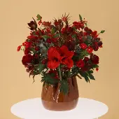 Maxifleur Kunstplanten Kunstboeket Michelle Loulé 65cm in Tuitvaas Tulp Oker
