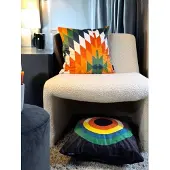 NOVÉE Sierkussen velvet retro #4 | 45 x 45 cm | polyester