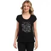 KILPI Roane T-shirt Met Korte Mouwen Zwart 36 Vrouw