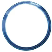 Val Pottery Foolish Chef's Creation plat bord D28cm blauw