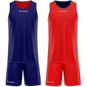 Givova Reverse Set Zonder Mouwen Rood,Blauw L Man