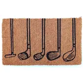 Mars & More Deurmat Kokos handgeweven golf clubs 75cm