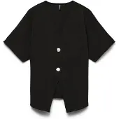 Vero Moda Gebreid vest zwart