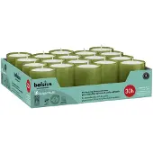 Bolsius Horeca Relight Navullingen 64/52 Olijfgroen (18 stuks)
