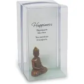 Miko Sfeerlicht - Happiness - Gelukskaarsje - Boeddha - 11,5cm