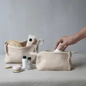 Little Lofts Toilettas- - Grijs- Beige- Jute