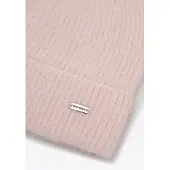 WITTCHEN - Plooi Rand - Fluffy Acryl - Roze - Metalen Logo