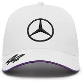 Mercedes -Benz Trucker Cap – Wit – Verstelbaar – Ademend Mesh – Sportieve Pet