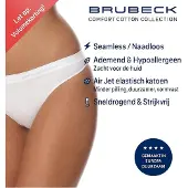 BRUECK Höschen TH00182A für Frauen Komfort Baumwolle Weiß Größe XL