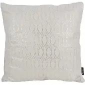 Gek op kussens! Sierkussen oona white / silver | 45 x 45 cm | polyester