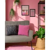NOVÉE Teddy roze | 45 x 45 cm | kussenhoes | polyester