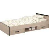 You do it Kinderbed Alma 90x200 met opbergruimte - eikdecor