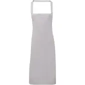 Premier Dames/Dames Slim Apron (geen Zak) / Werkkleding (Pakket van 2) (Zilvergrijs)