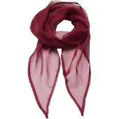 Premier Dames/vrouwenwerk Chiffon Formele Sjaal (Bourgondië)