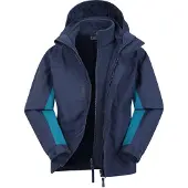 Mountain Warehouse Kinder/Kids Cannonball 3 in 1 Waterdichte Jas (Marine)