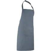 Premier Dames/Dames Kleuren Bipschort Met Zak / Werkkleding (Pakket van 2) (Staal)