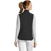 Sol Dames/Dames Rallye Softshell Mouwloos Gilet (Zwart)