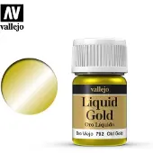 Vallejo Hobbyverf - 70792 Liquid Old Gold Verf potje - 35 ml
