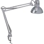 MAUL Klemlamp MAULstudy, chroom / zilver, Werkkamer / Kantoor, metaal, Klemlamp