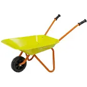 Eurekakids Metal Wheelbarrow For Children Geel Kinderen