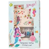 Souza For Kids Souza Glitter tattoo set Vlinder (met display voor 6 stuks, 1 stuk).
