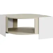 En.casa Salontafel Klipsari 75x75x40 cm wit en havermout []