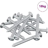 vidaXL Schroef 1600 pcs Zilver M6 x 60 mm Staal