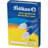 Pelikan merkkrijt 772 - Wit- 12 stuks