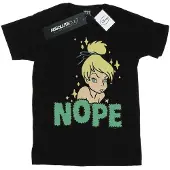 Disney Meisjes Tinker Bell Nope Katoenen T-shirt (Zwart)