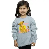 Disney Meisjes The Lion King Simba Pastel Sweatshirt (Sportgrijs)