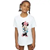 Disney Meisjes Minnie Mouse Bunny Hug Katoenen T-Shirt (Wit)