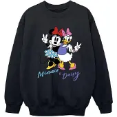 Disney Meisjes Minnie Mouse en Daisy Sweatshirt (Zwart)