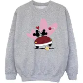 Disney Meisjes Mickey Mouse Car Print Sweatshirt (Sportgrijs)