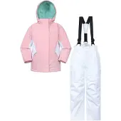 Mountain Warehouse Set kinder/kinder ski-jas & -broek (Lichtroze)