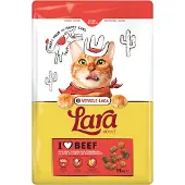 Versele-Laga Lara Adult met rundsmaak kattenvoer 2 x 1,9 kg