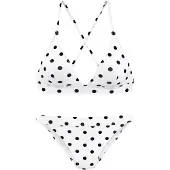LASCANA Bikinitop zwart / wit
