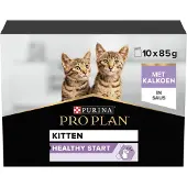 Purina Pro Plan Kattenvoer Nat Junior Nutrisavour Kalkoen 10 x 85 gr