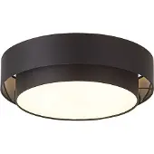 QAZQA Moderne plafonnière zwart 50cm 3-lichts - Drum Duo