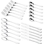 Esmeyer Bestek RVS (Roestvrij staal) Zilver Set met 24 stuks
