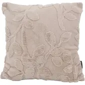 NOVÉE Furry plant beige | 45 x 45 cm | kussenhoes | polyester
