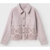Name it Meisjes jasje met borduursel lila 128
