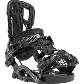 Nidecker - Snowboard bindingen - Fuse Hybrid Black voor Unisex van Aluminium - Maat XL - Zwart