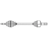 METELLI 17-1316 Aandrijfas